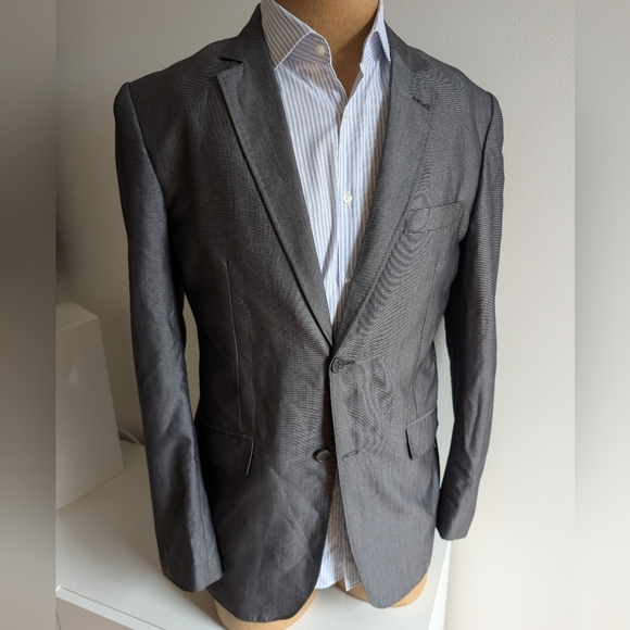 🇬🇧Paul Smith Gray Sport Coat Classic Notch Lapel - Picture 4 of 15